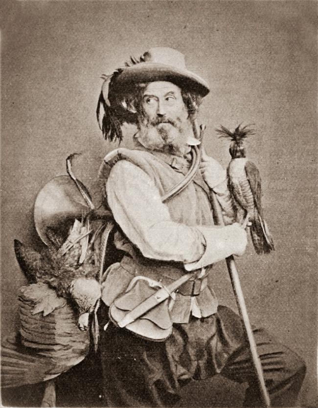 Falconer, 1857 Photographer: William Lake Price, England